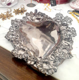 Cuore sacro finitura platino