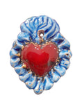 Piccolo ex voto in ceramica, vari colori