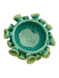 Alzata anemone verde acqua
