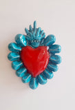 Ex Voto Cuore Sacro in Ceramica