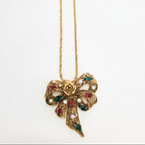 Collana con ciondolo fiocco
