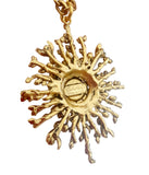 Collana con Ciondolo a raggi e cristalli