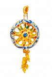 Collana lunga ciondolo Ruota Carretto Siciliane