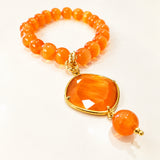 Bracciale con occhio di gatto