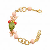 Bracciale fico d'India in ceramica, vari colori