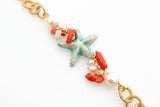 Bracciale con stella in ceramica