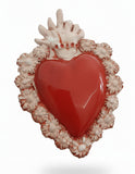 Ex Voto Cuore Sacro in Ceramica