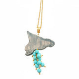 Collana con ciondolo Sicilia in ceramica