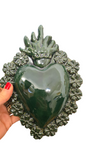 Ex Voto Cuore Sacro in Ceramica