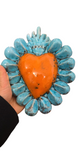 Ex Voto Cuore Sacro in Ceramica