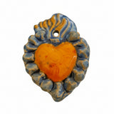 Piccolo ex voto in ceramica, vari colori