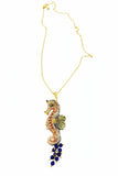 Collana con cavalluccio marino in ceramica