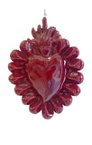 Ex Voto Cuore Sacro in Ceramica