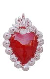 Ex Voto Cuore Sacro in Ceramica