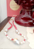 Collana elegante con perle naturali