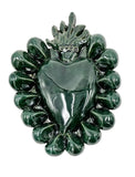 Ex Voto Cuore Sacro in Ceramica