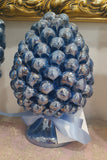 Pigne Siciliane blu madreperlate, 2 misure