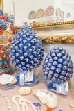 Pigne Siciliane blu madreperlate, 2 misure