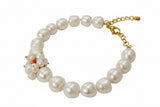 Bracciale perle e corallo