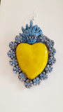 Ex Voto Cuore Sacro in Ceramica