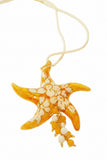 Collana con stella in ceramica