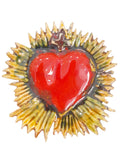 Cuore con raggi 15x14 cm, vari colori