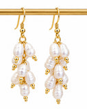 Orecchini con perle naturali