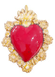 Ex Voto Cuore Sacro in Ceramica