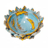 Centrotavola motivo carciofo terzo fuoco, 25x 10 cm