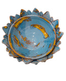Centrotavola motivo carciofo terzo fuoco, 25x 10 cm