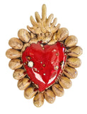 Ex Voto Cuore Sacro in Ceramica