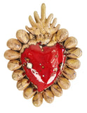 Ex Voto Cuore Sacro in Ceramica