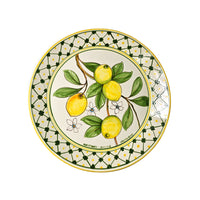 Piatto in ceramica di Caltagirone con Limone, varie misure