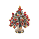 Albero di Natale con oro e madreperla altezza cm 17