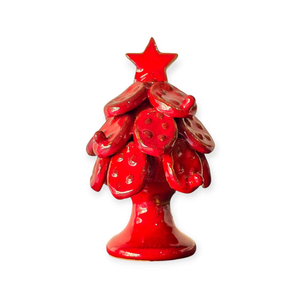 Albero di Natale in ceramica a forma di Pino d'India