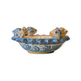 Centrotavola ciotola con pesci in Ceramica di Caltagirone