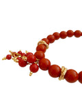 Bracciale in pasta di corallo