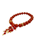 Bracciale in pasta di corallo