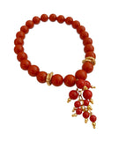 Bracciale in pasta di corallo