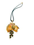 Collana con ciondolo melograno