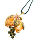 Collana con ciondolo melograno