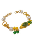 Bracciale limone con perle