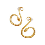 Orecchini in ottone dorato