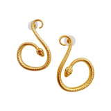 Orecchini in ottone dorato