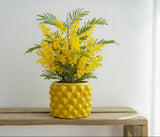 Vaso portapianta giallo