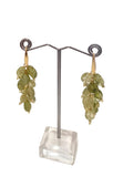Set collana, bracciale e orecchini con tormalina verde