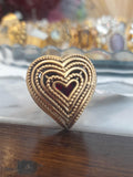 Anello ex voto cuore vintage