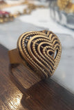 Anello ex voto cuore vintage