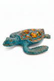 Tartaruga marina caretta caretta in ceramica, 35x30 cm