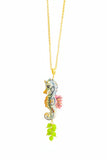 Collana con cavalluccio marino in ceramica